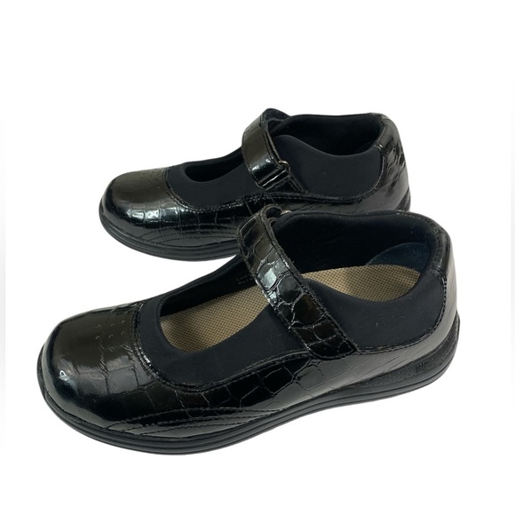 Drew Women's Black Leather Rose Mary Jane Shoes Size 5 - Picture 3 of 11